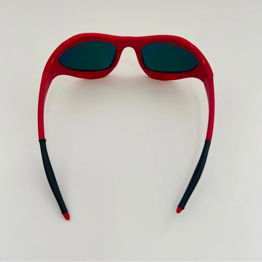 Steampunk chunky futuristic racing Running Fashion Sunglasses Glasses Red